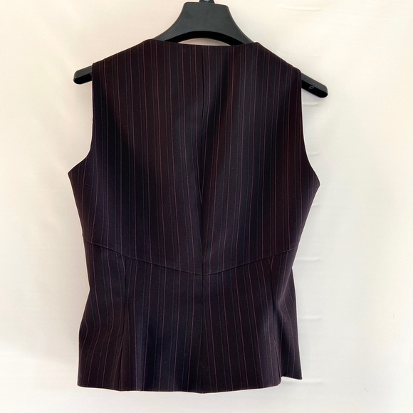 INC Concepts Brown Vest Brown Button Front - Picture 9 of 12